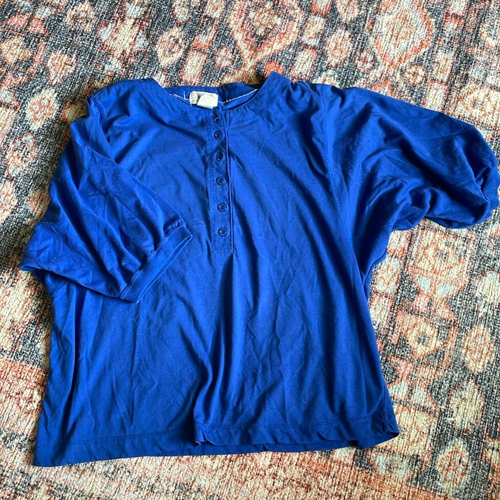 COLBALT Blue Vintage Tee